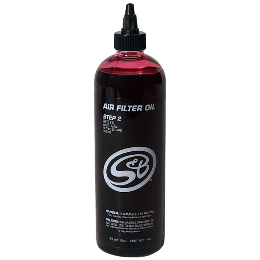 16 oz. Bottle of Air Filter Oil - Red
