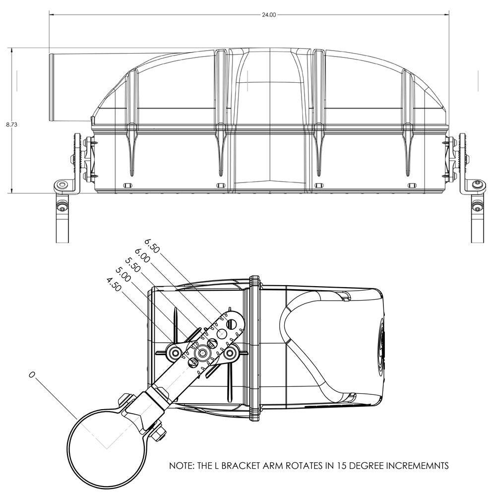 Particle Separator for 2016-2023 Polaris RZR XP Turbo / Turbo S