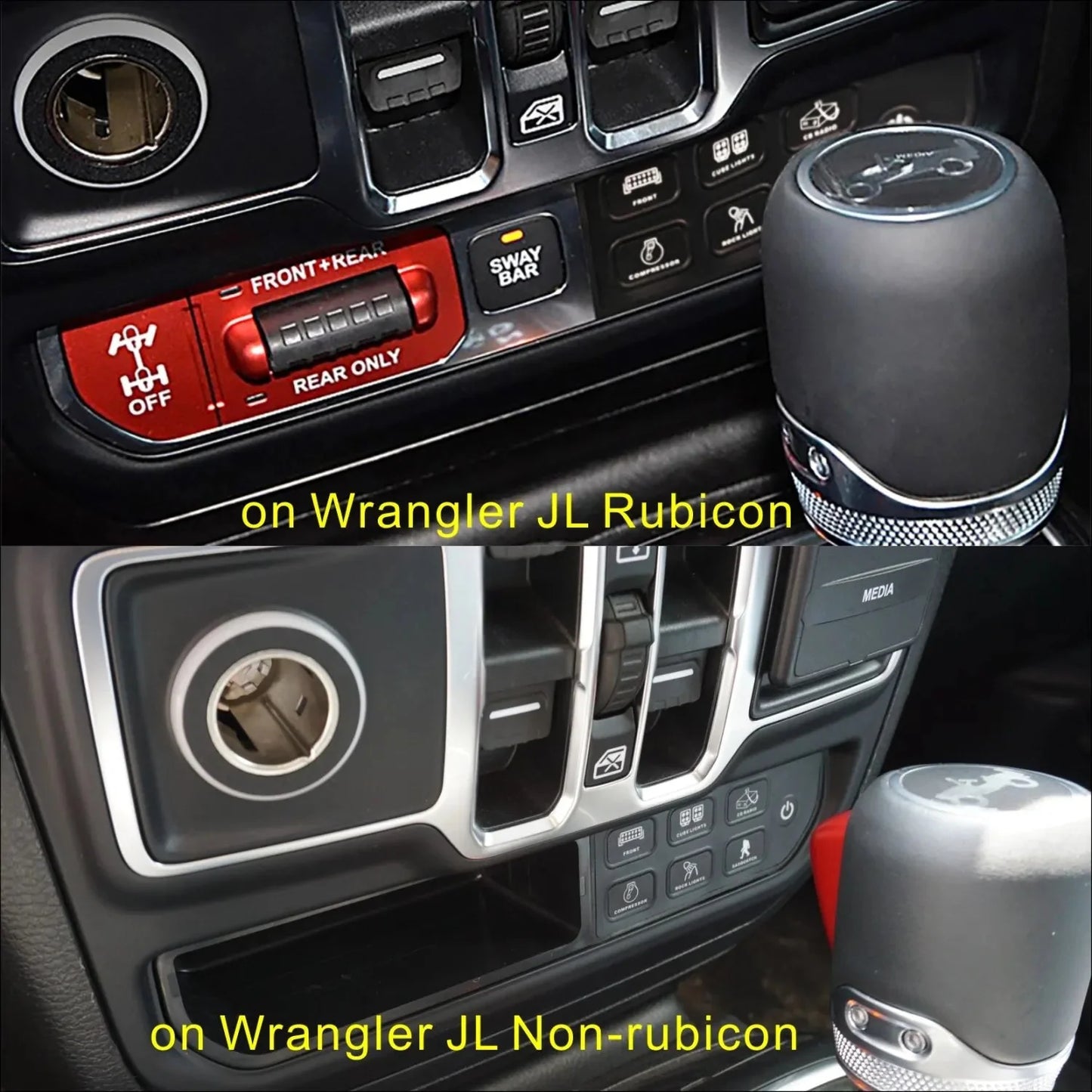 Voswitch JL300 Lower Dash Switch Panel for Jeep JL Wrangler 2018-2024 and Gladiator 2020-2024