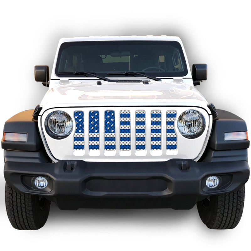Blues Collection American Flag Grille Inserts