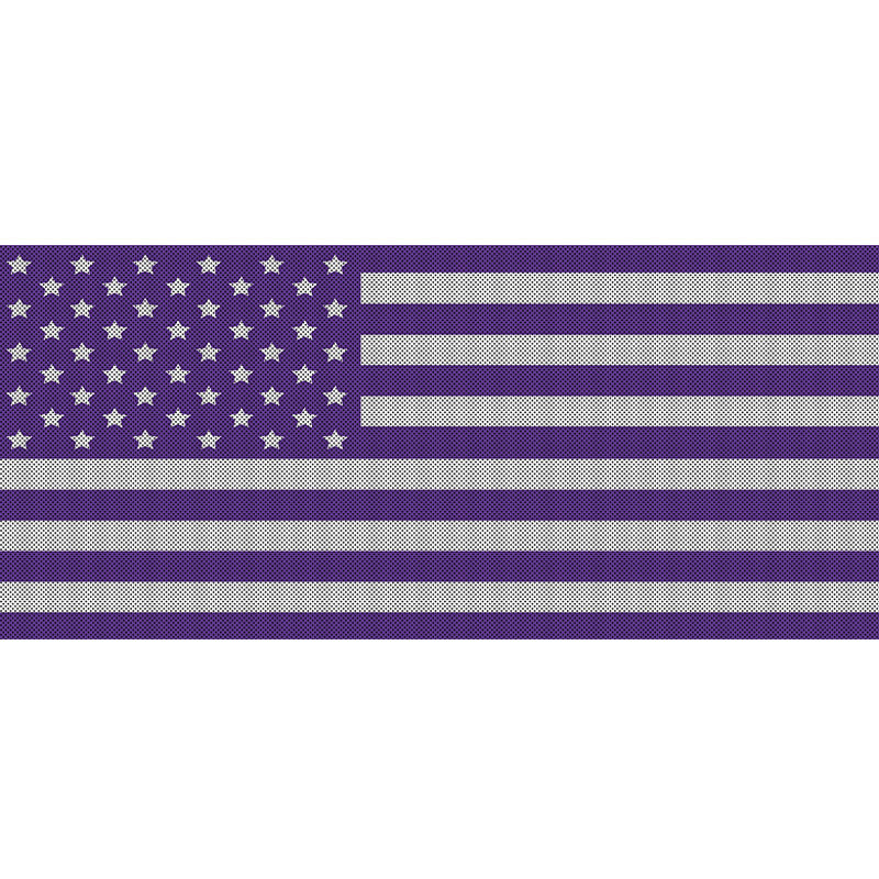 Purples Collection American Flag Grille Inserts
