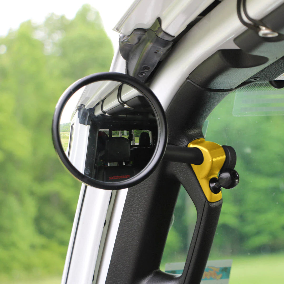 A-Pillar Side Mirror Set For 2024+ Jeep Wrangler JL & Gladiator - CMM Offroad